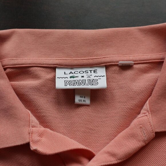 Women’s Lacoste x Peanuts Regular Fit Organic Cotton Polo - Picture 3 of 3